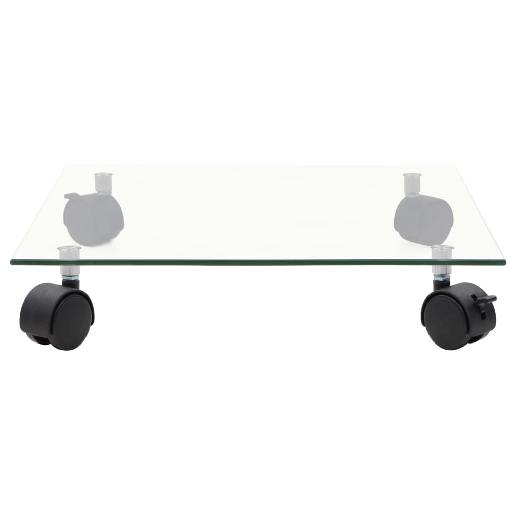 Plantetraller 2 stk herdet glass 35x35 cm kvadratisk