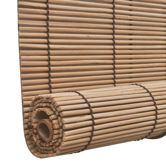 Rullegardin bambus 100x220 cm brun