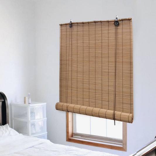 Rullegardin bambus 100x220 cm brun