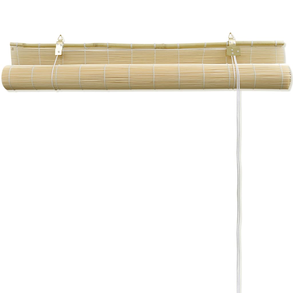 Rullegardin bambus 100x220 cm naturell