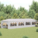 Hagetelt 3x12 m hvit