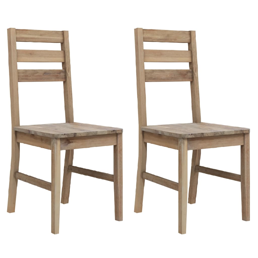 Spisestoler 2 stk heltre akasie