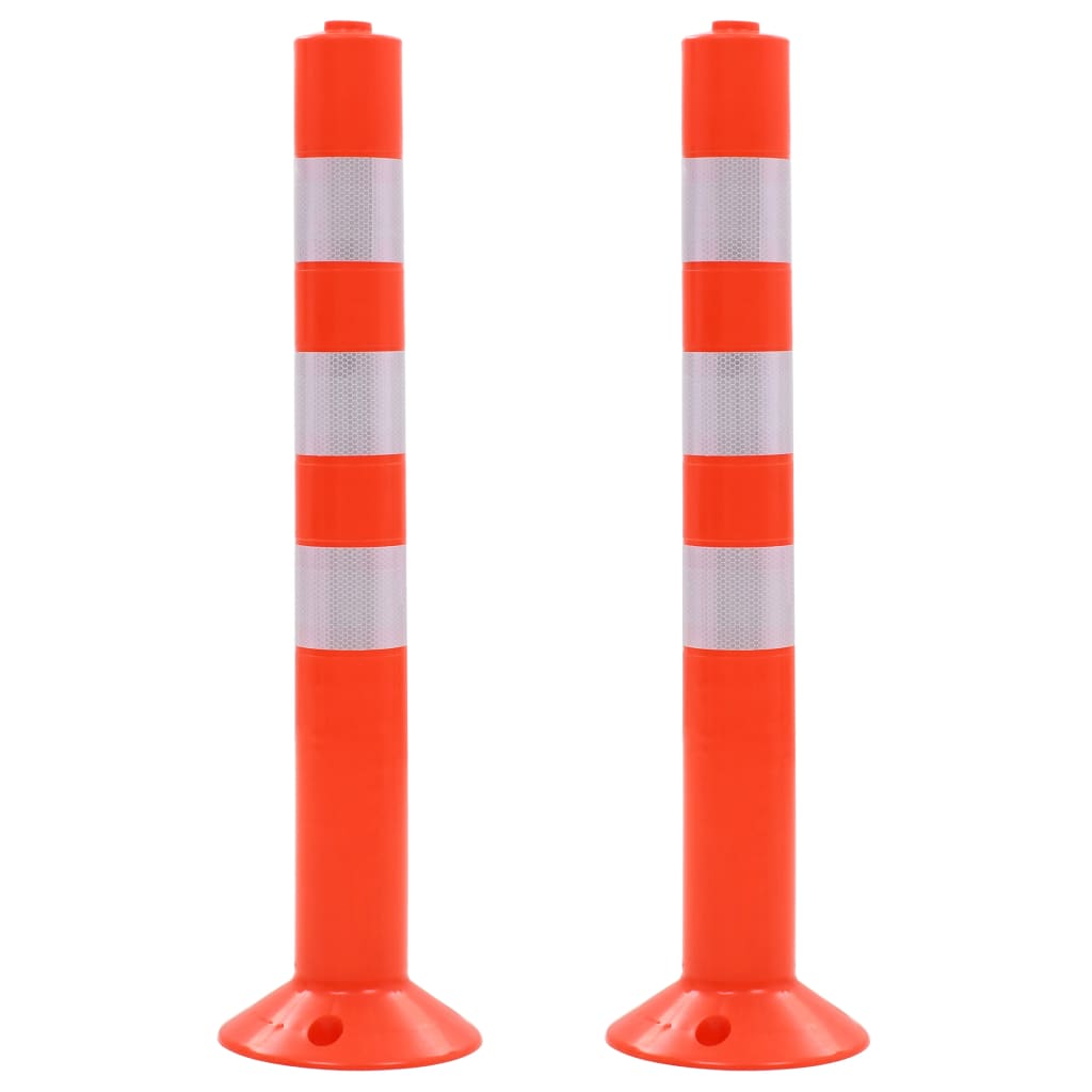 Sperrestolper 2 stk plast 75 cm