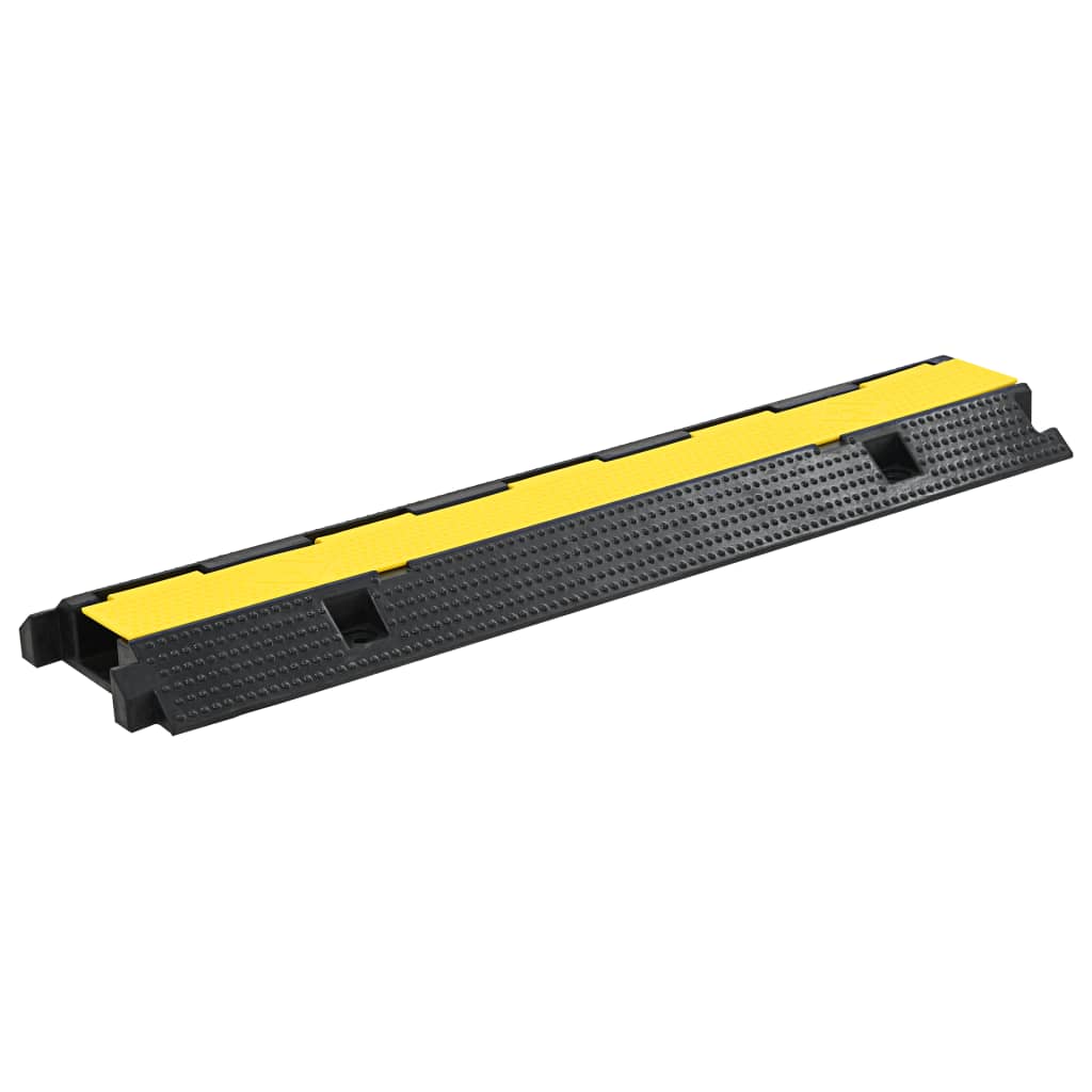 Kabelbeskytter 2 stk 1 kanal gummi 100 cm