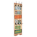 Veggmontert klesstativ med 6 kroker 120x40 cm LIVE LIFE vidaXL