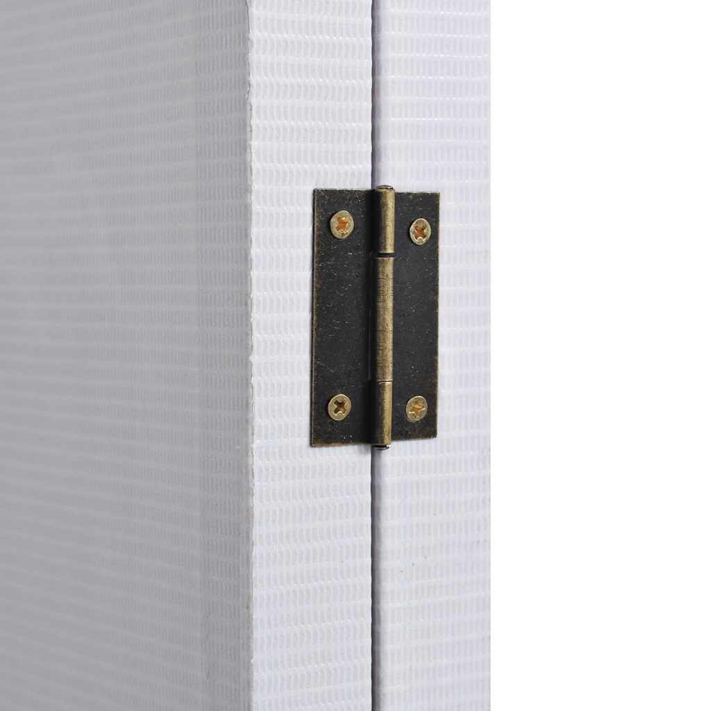 Sammenleggbar romdeler 120x170 cm New York dagtid svart og hvit vidaXL