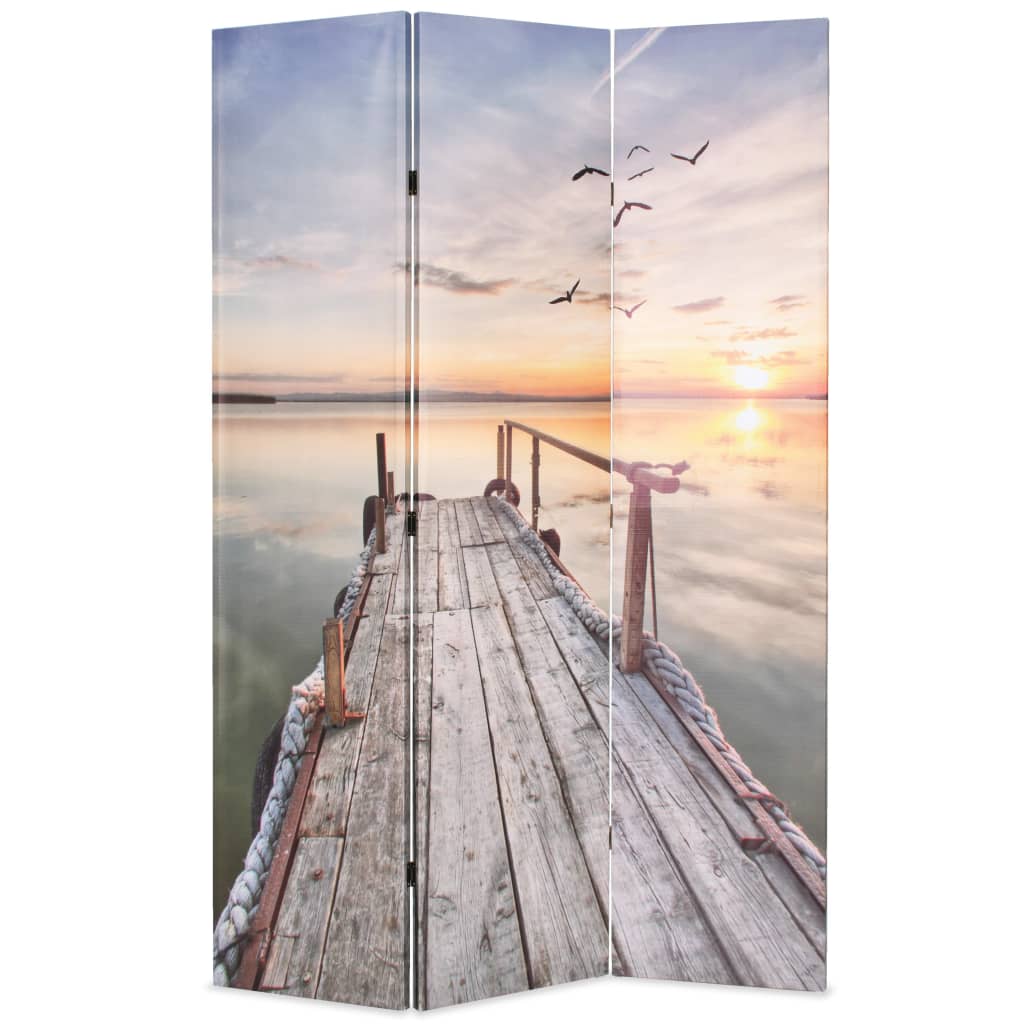 Sammenleggbar romdeler 120x170 cm innsjø