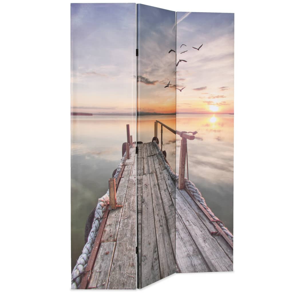 Sammenleggbar romdeler 120x170 cm innsjø