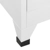 Garderobeskap med 18 rom metall 90x40x180 cm