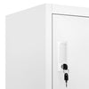 Garderobeskap med 18 rom metall 90x40x180 cm
