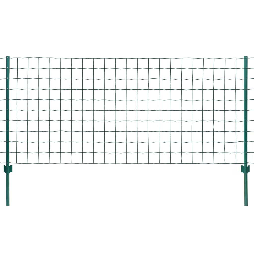 Euro gjerde stål 20x1,2 m grønn