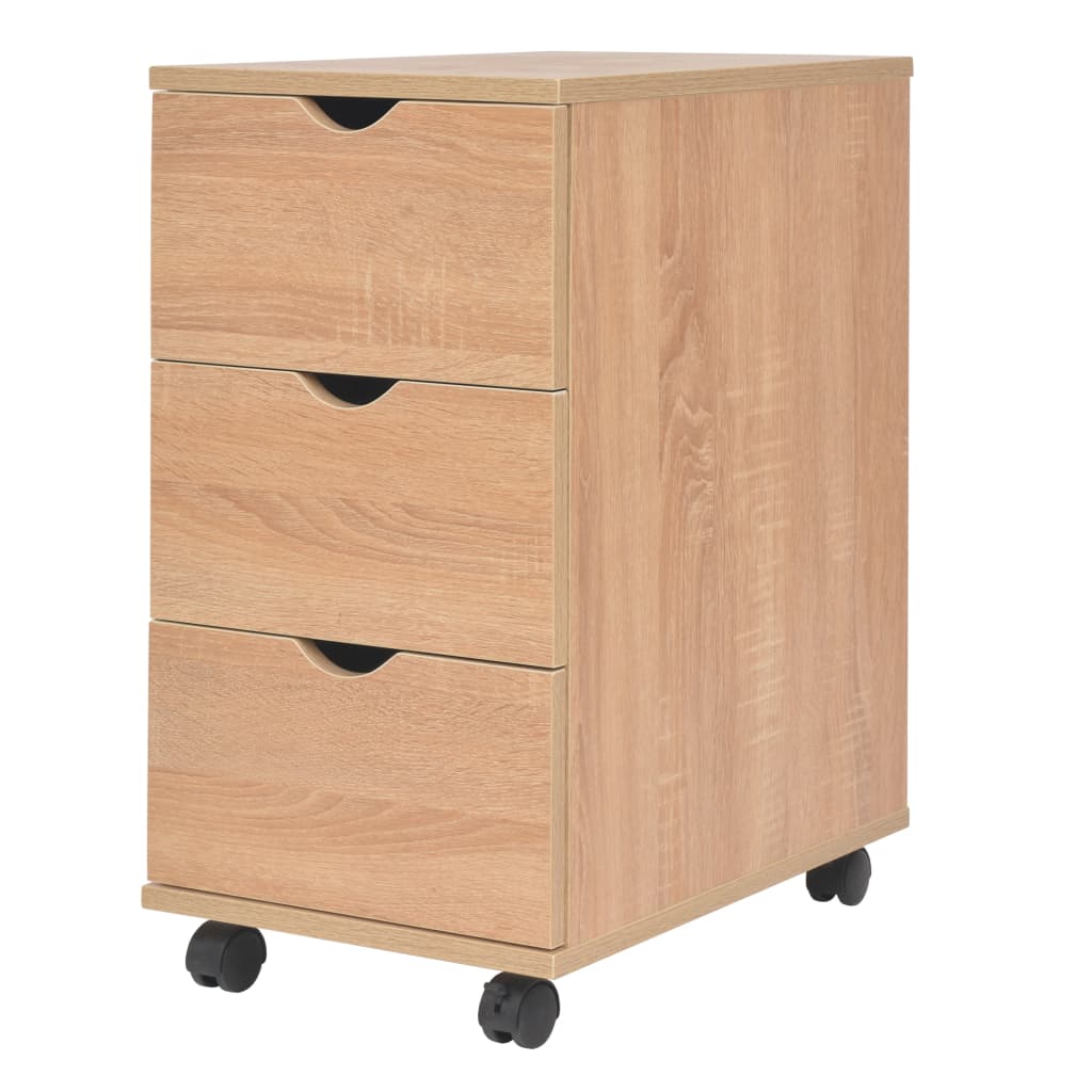 Kommode 33x45x60 cm eik vidaXL