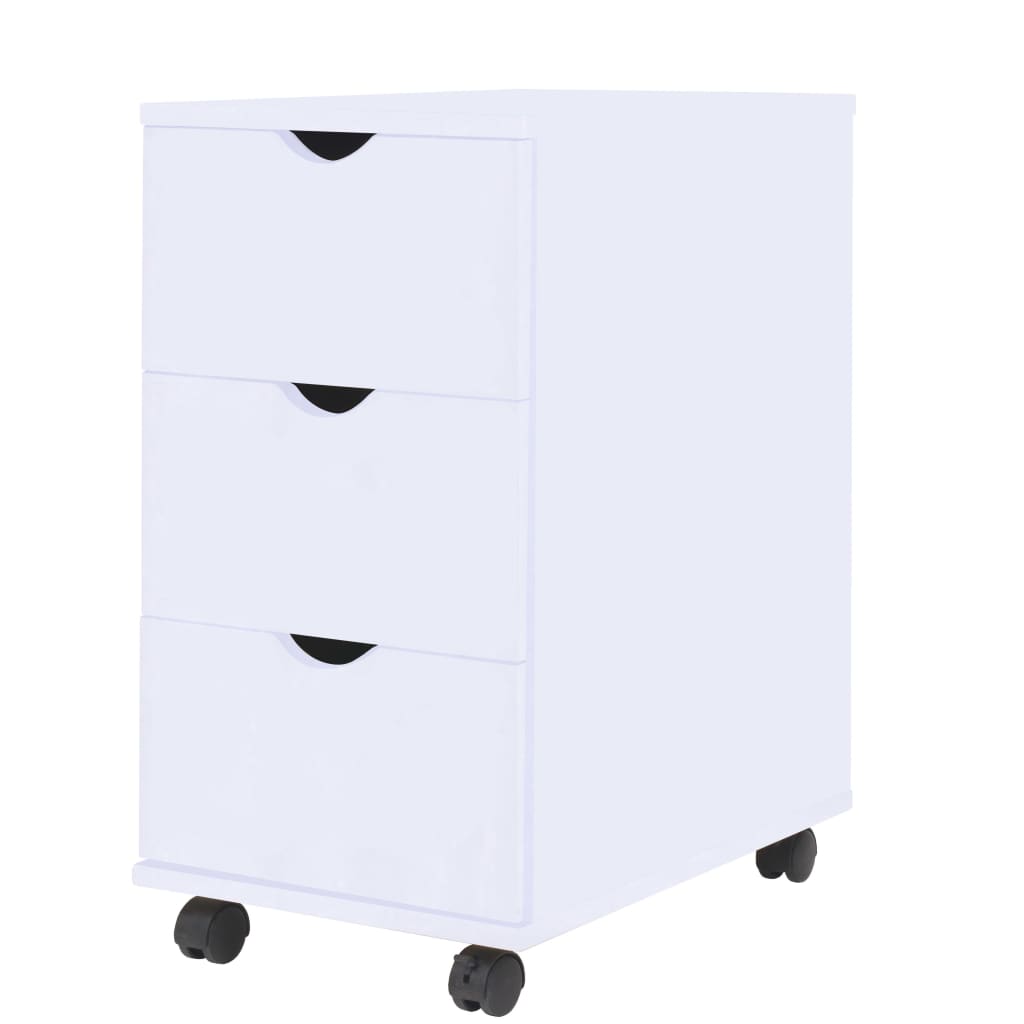 Kommode 33x45x60 cm hvit vidaXL