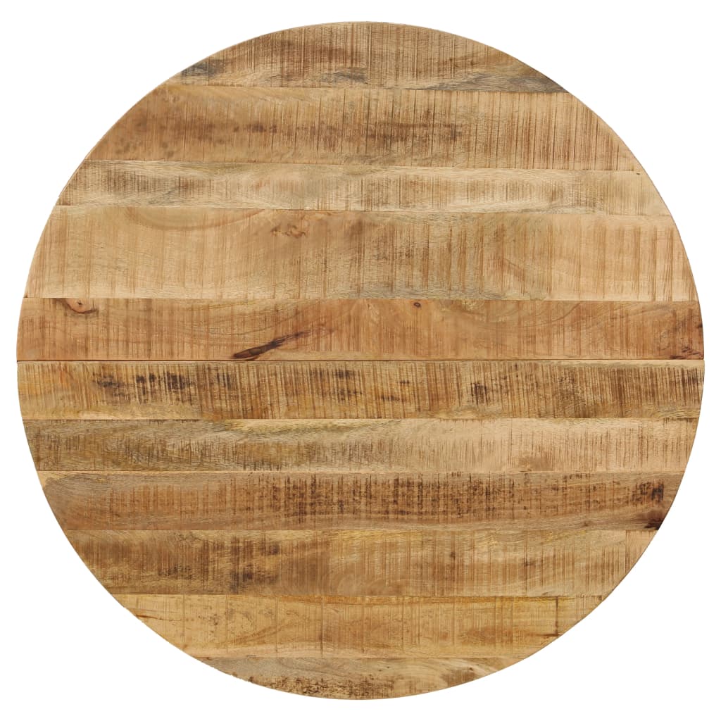 Spisebord heltre mango og stål 120x77 cm