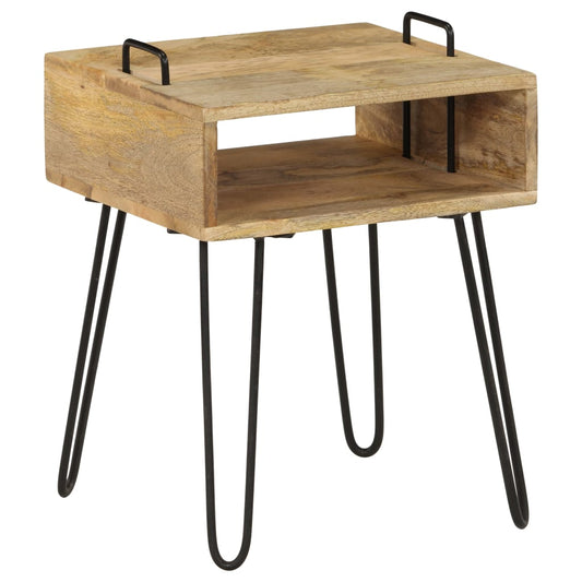 Nattbord heltre mango 40x34x47 cm