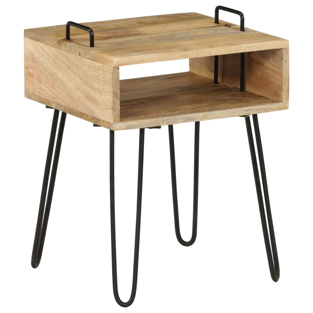Nattbord heltre mango 40x34x47 cm