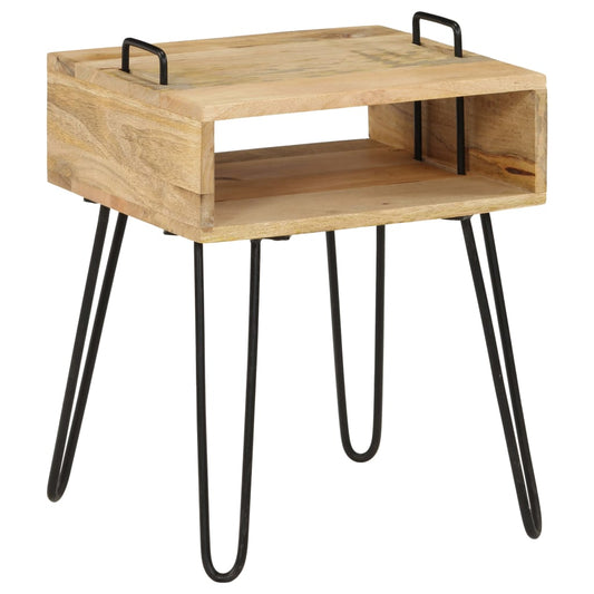 Nattbord heltre mango 40x34x47 cm