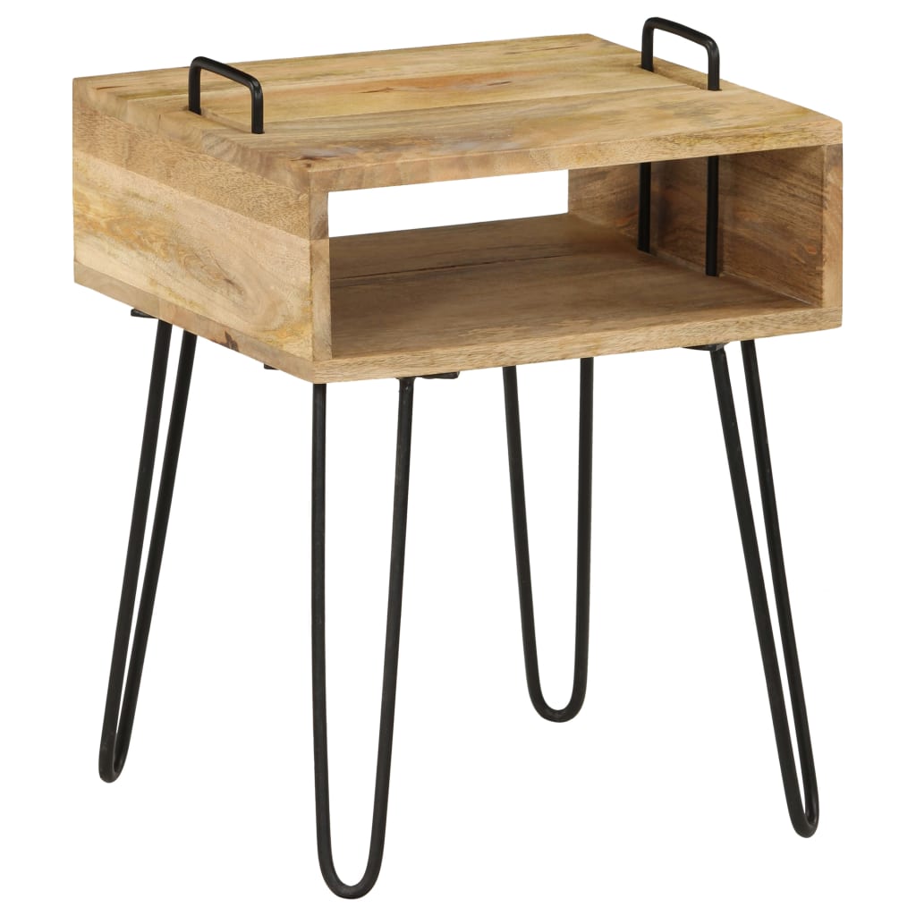 Nattbord heltre mango 40x34x47 cm
