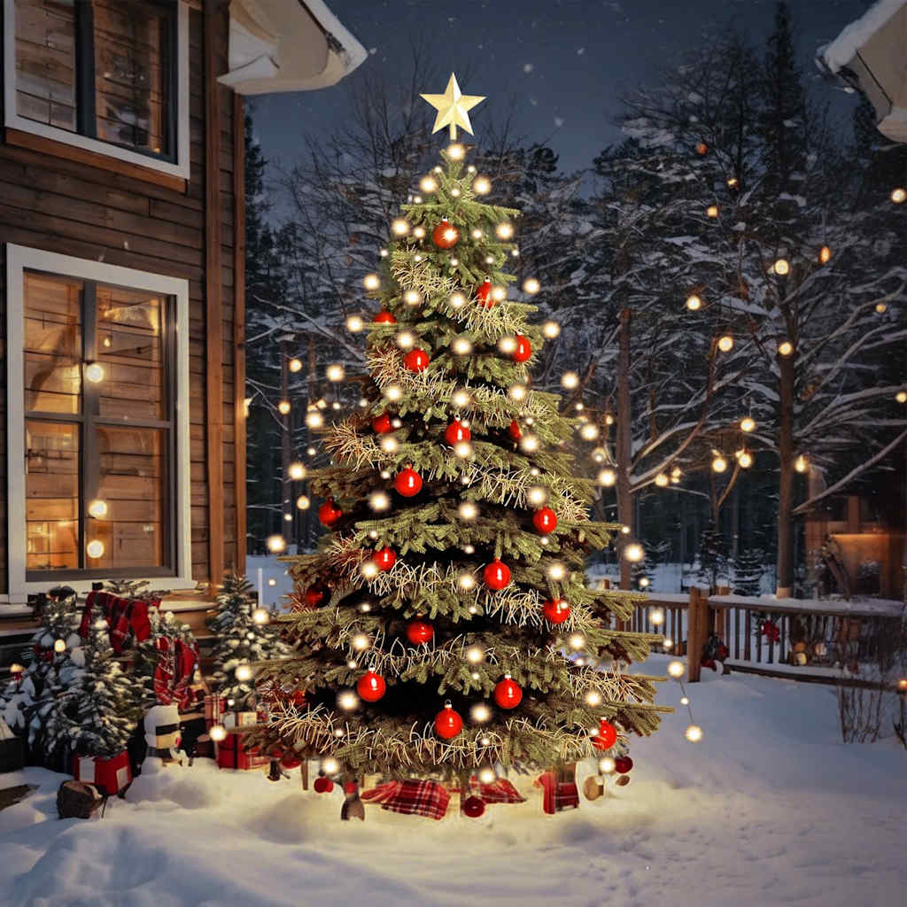 Juletrelys med 210 lysdioder 210 cm
