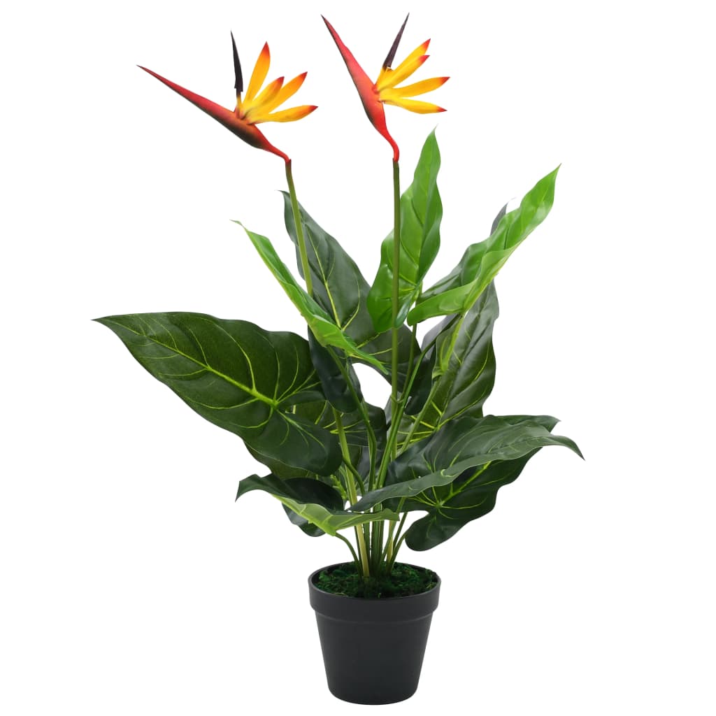 Kunstig paradisfuglblomst 66 cm vidaXL
