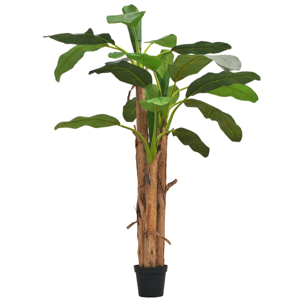 Kunstig banantre med potte 250 cm grønn