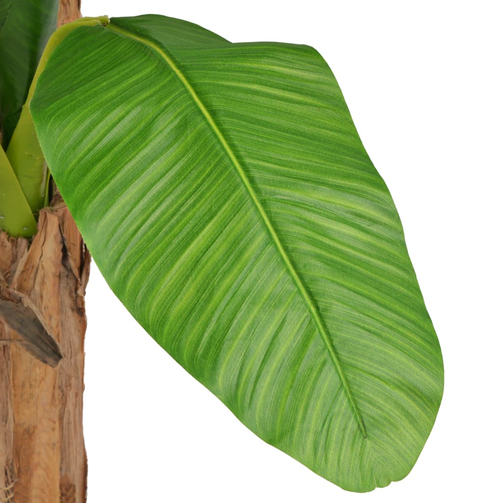 Kunstig banantre med potte 250 cm grønn