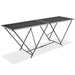Foldbart tapetbord MDF og aluminium 200x60x78 cm