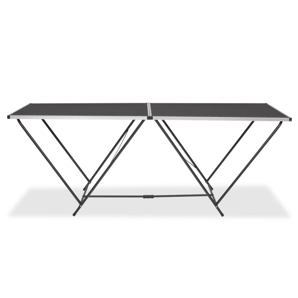 Foldbart tapetbord MDF og aluminium 200x60x78 cm