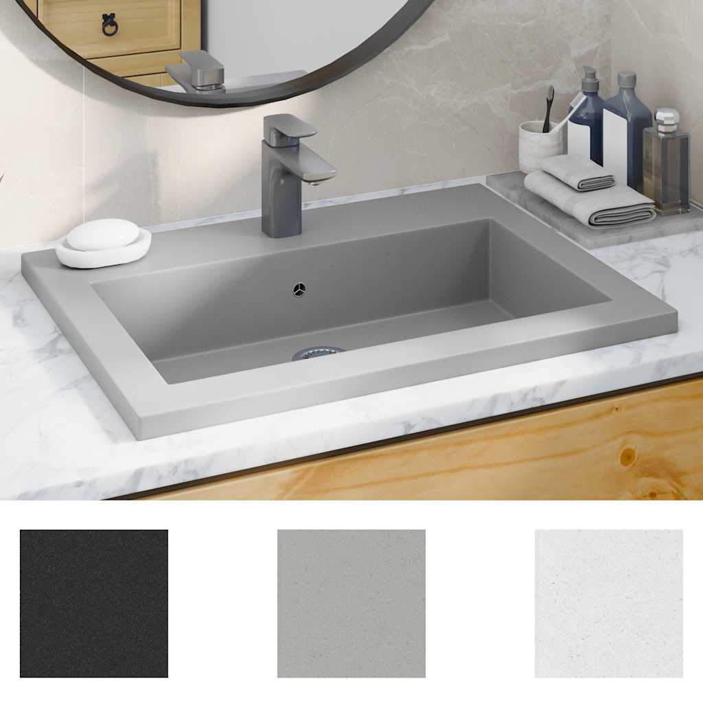 Servant granitt 600x450x120 mm grå