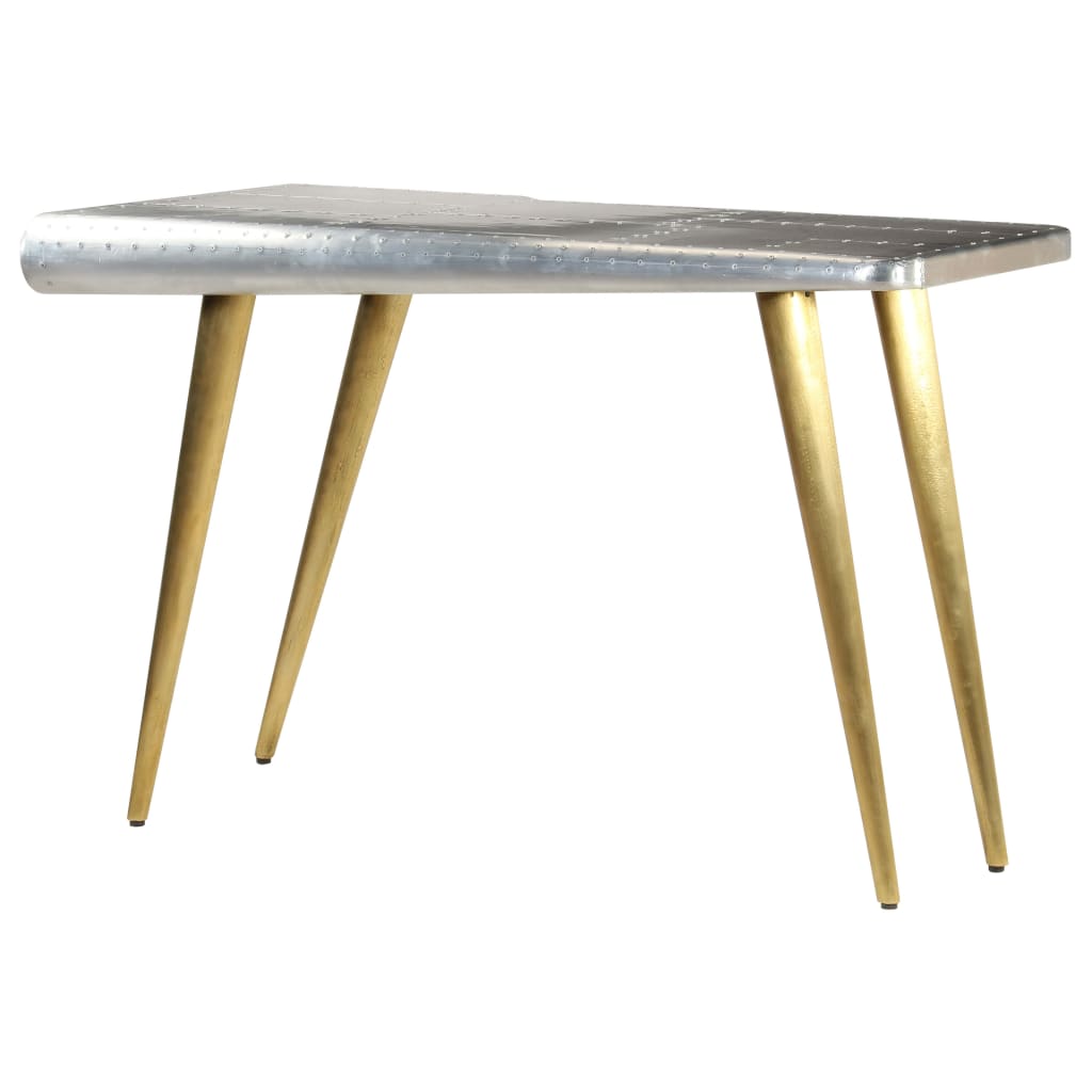 Aviator skrivebord i gammeldags luftfartsstil 120x60x76 cm