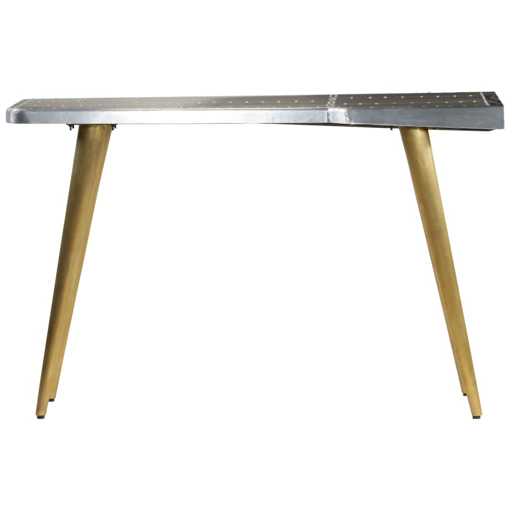 Aviator skrivebord i gammeldags luftfartsstil 120x60x76 cm
