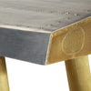 Aviator skrivebord i gammeldags luftfartsstil 120x60x76 cm