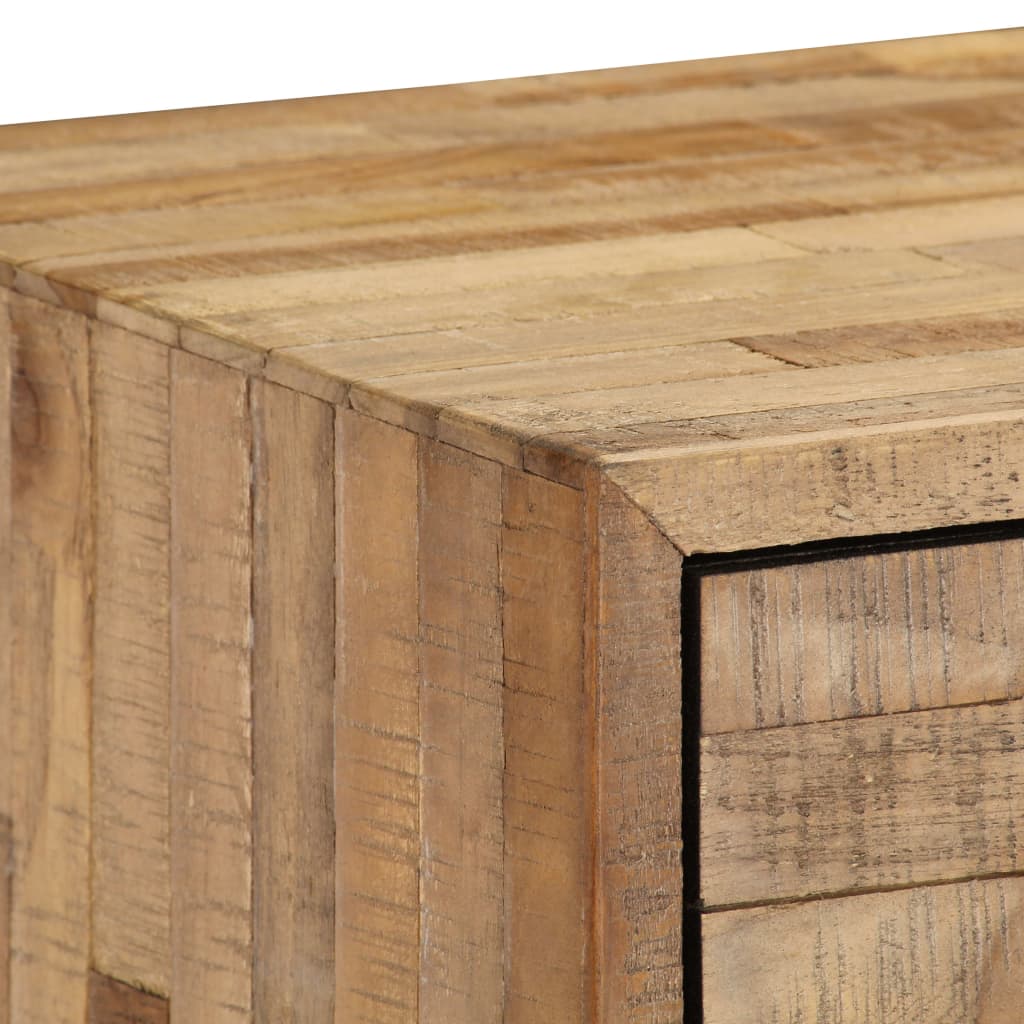Skjenk gjenvunnet heltre teak 60x30x75 cm