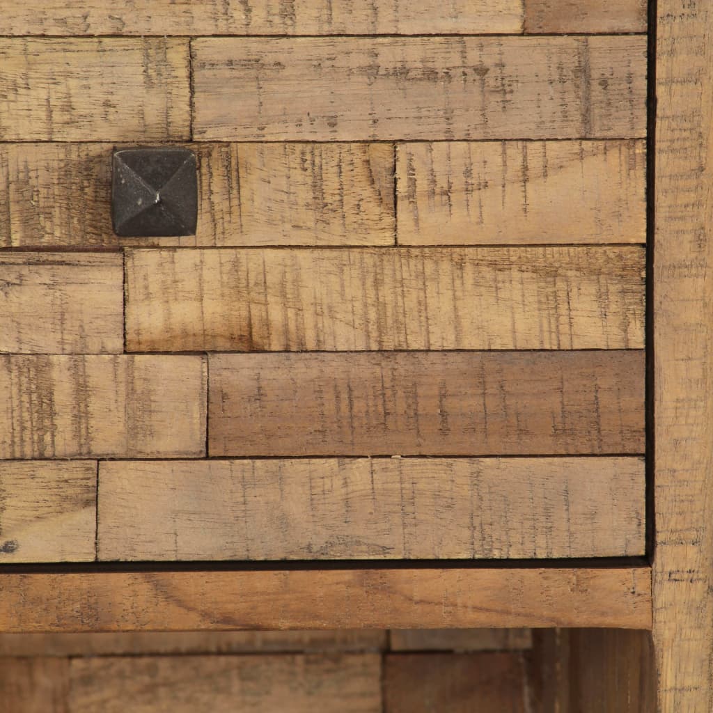 Skjenk gjenvunnet heltre teak 60x30x75 cm