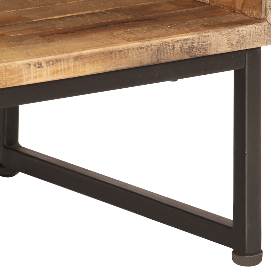 Skjenk gjenvunnet heltre teak 60x30x75 cm