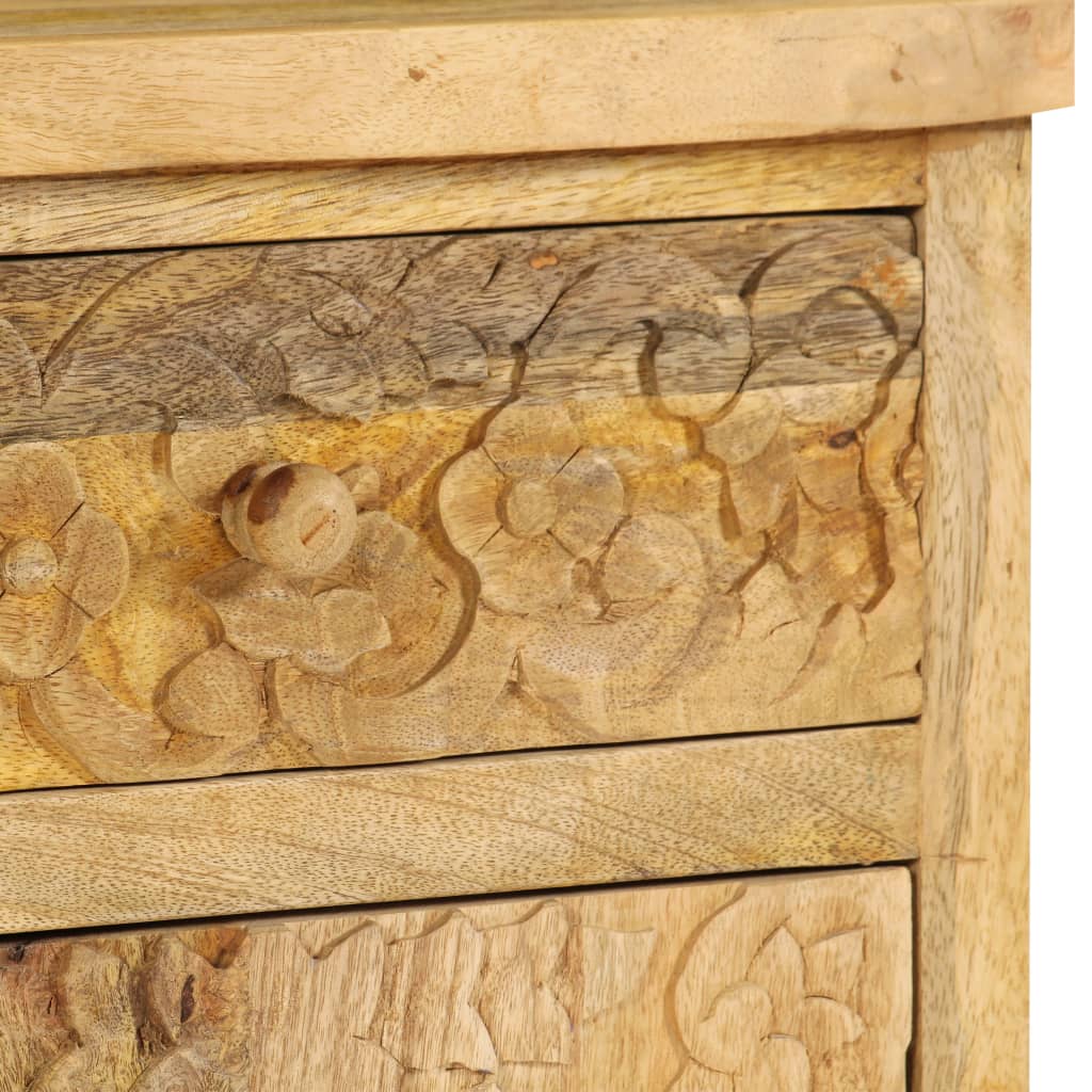 Nattbord heltre mango 40x30x50 cm