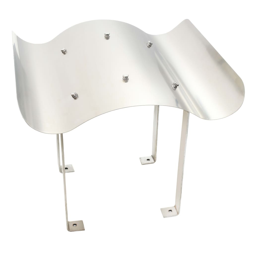 Skorsteinshette rustfritt stål 80 x 80 x 39 cm