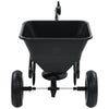 Bakre saltspreder PVC og stål 125x74x79 cm 45 L