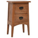 Nattbord heltre gran 40x29x68 cm gran