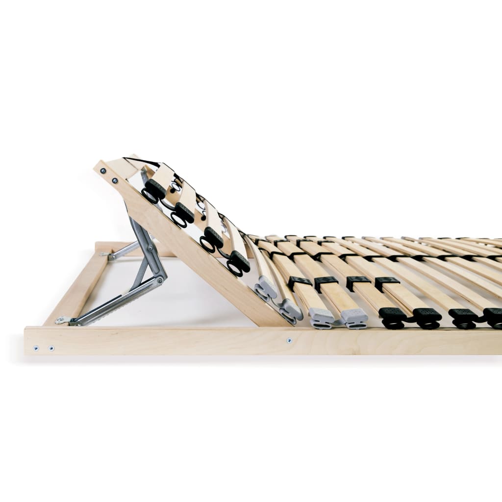 Spilebase med 28 lameller 7 soner 90x200 cm vidaXL