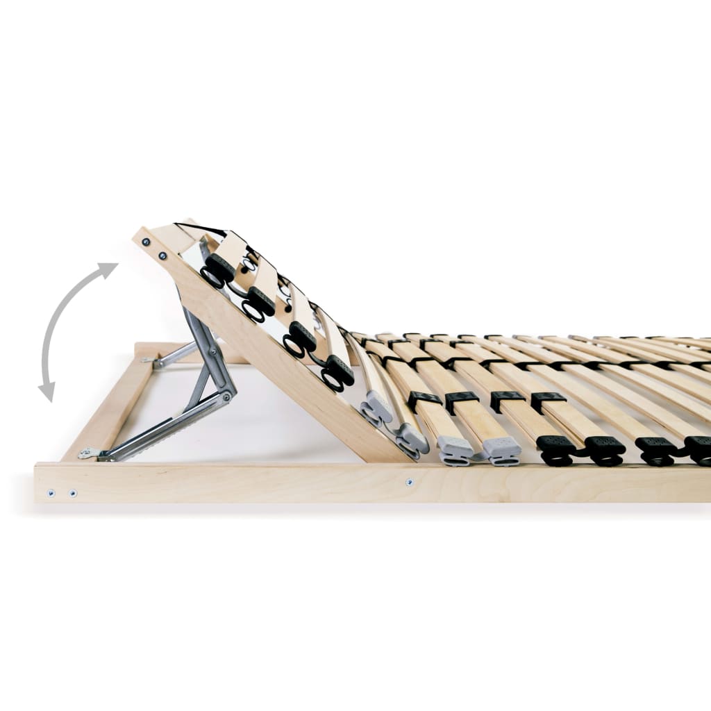 Spilebase med 28 lameller 7 soner 120x200 cm