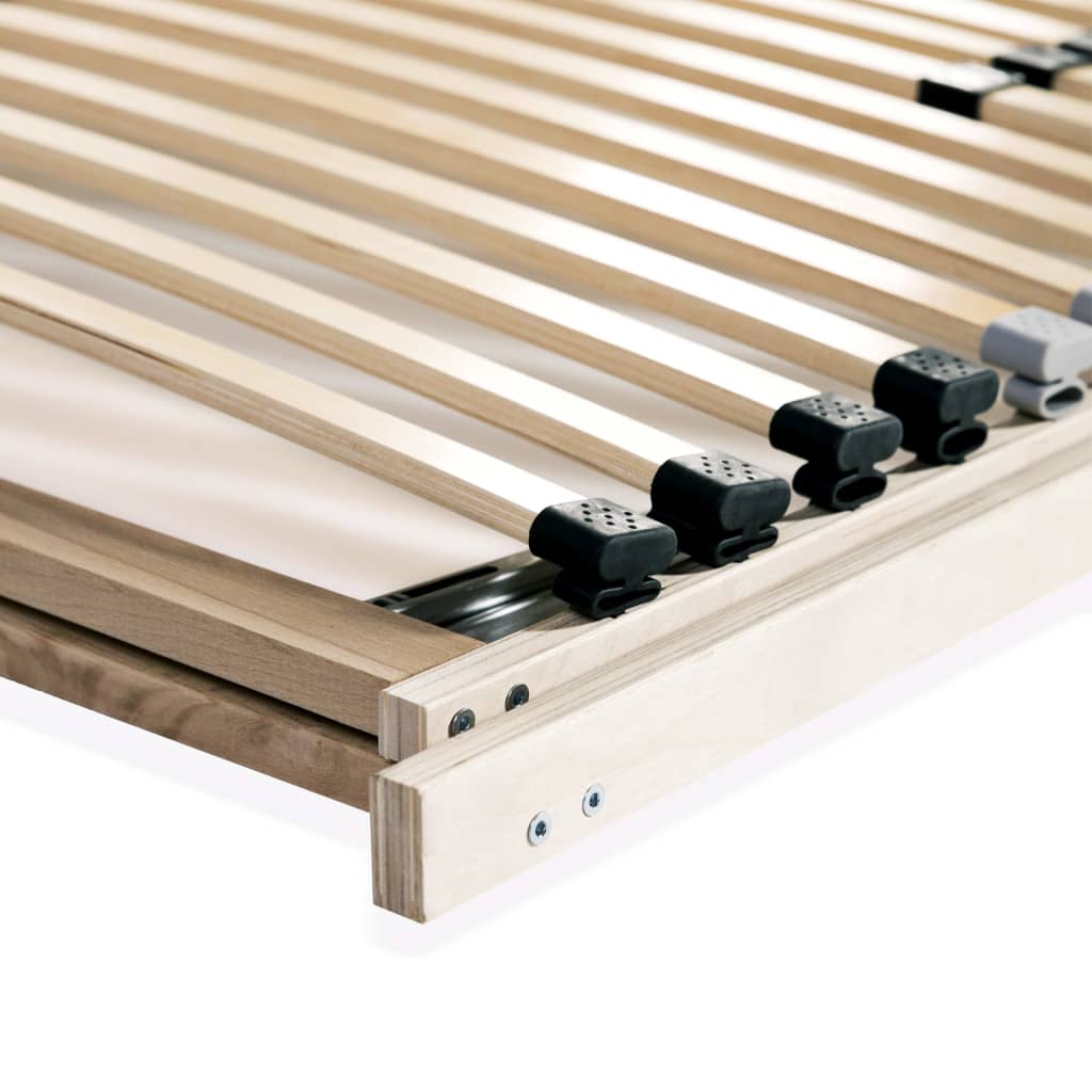 Spilebase med 28 lameller 7 soner 90x200 cm vidaXL