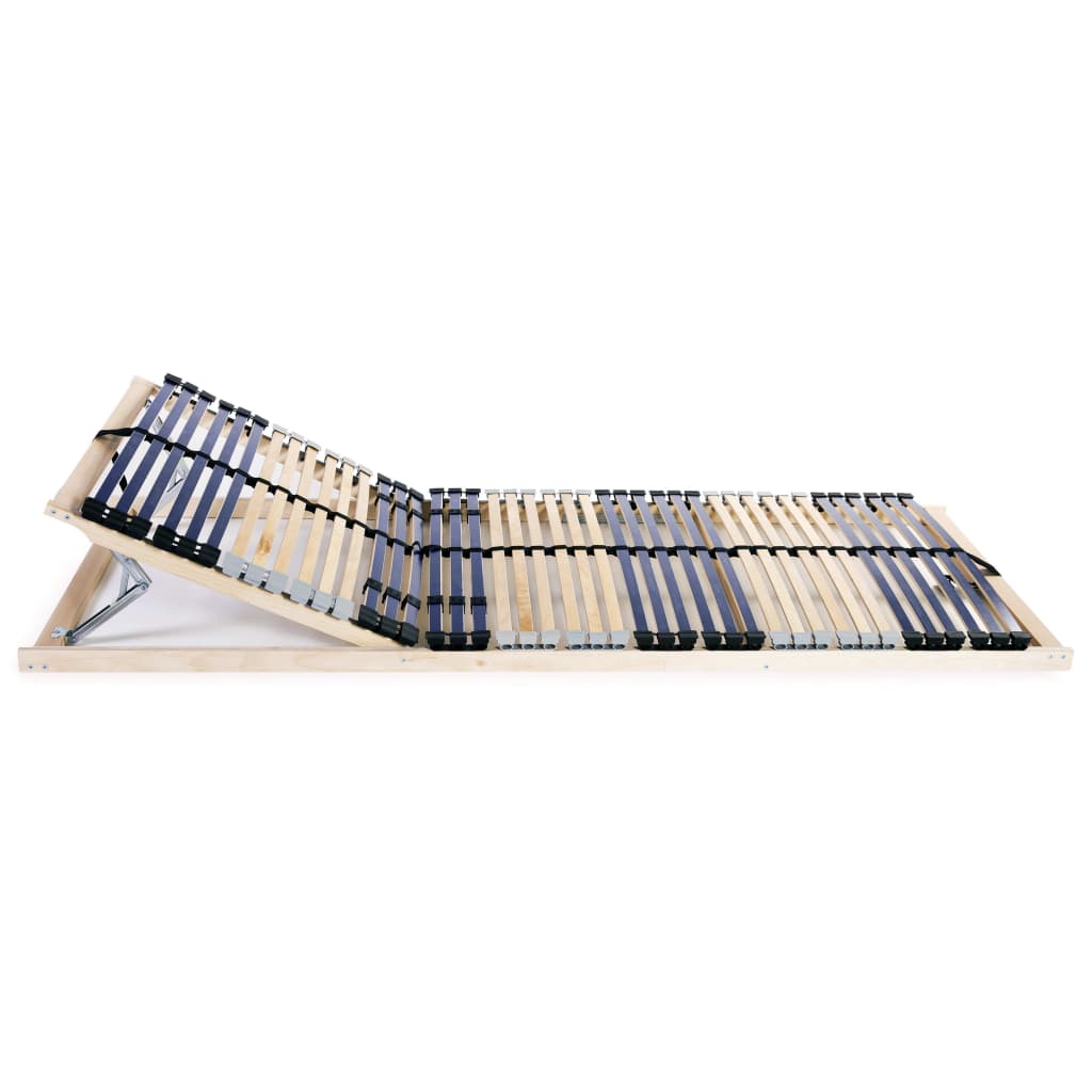 Spilebase med 42 lameller 7 soner 90x200 cm vidaXL