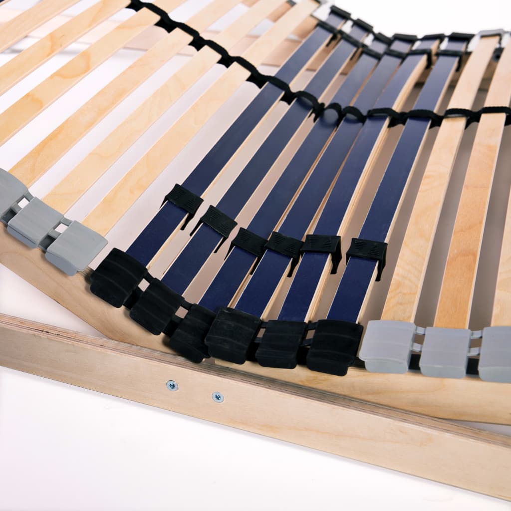 Spilebase med 42 lameller 7 soner 140x200 cm