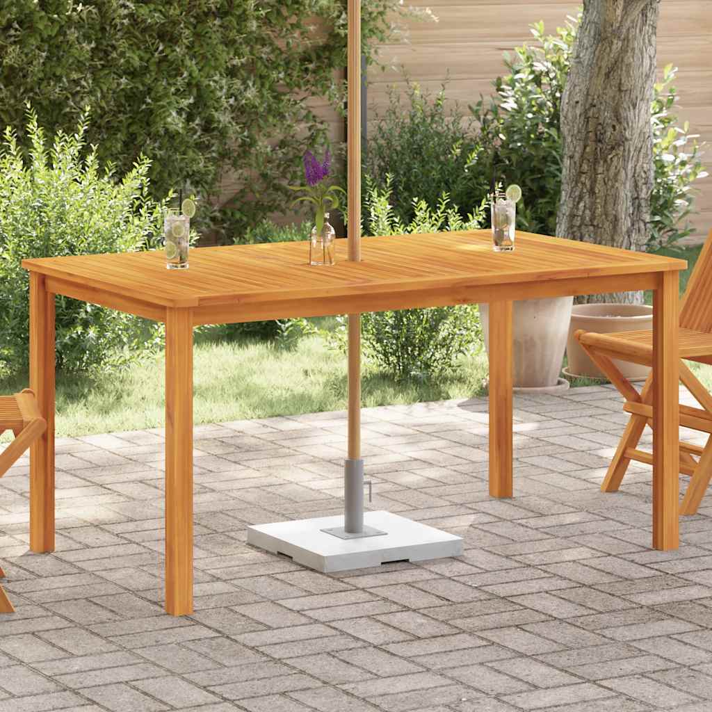 Hagebord 150x90x74 cm heltre akasie vidaXL