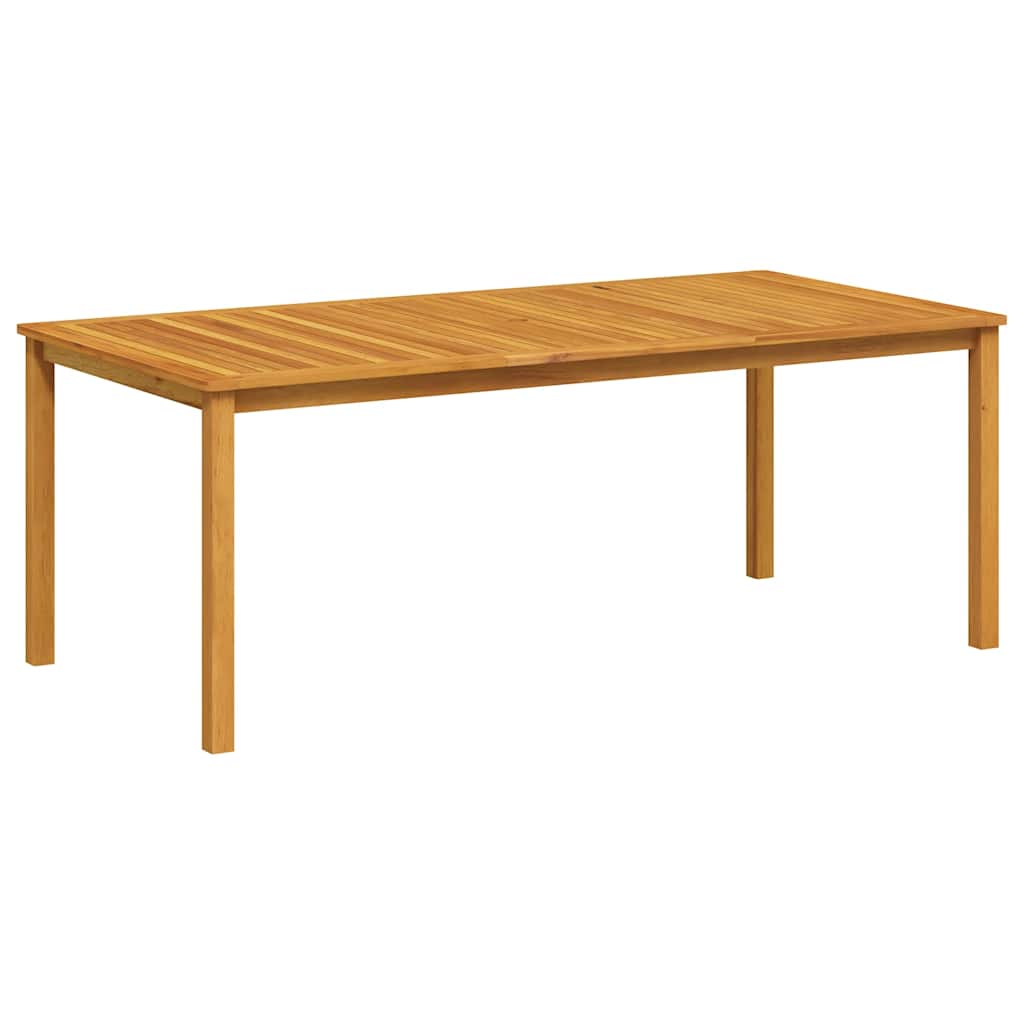 Hagebord 200x100x74 cm heltre akasie