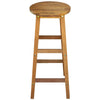 Barstoler 2 stk heltre akasie