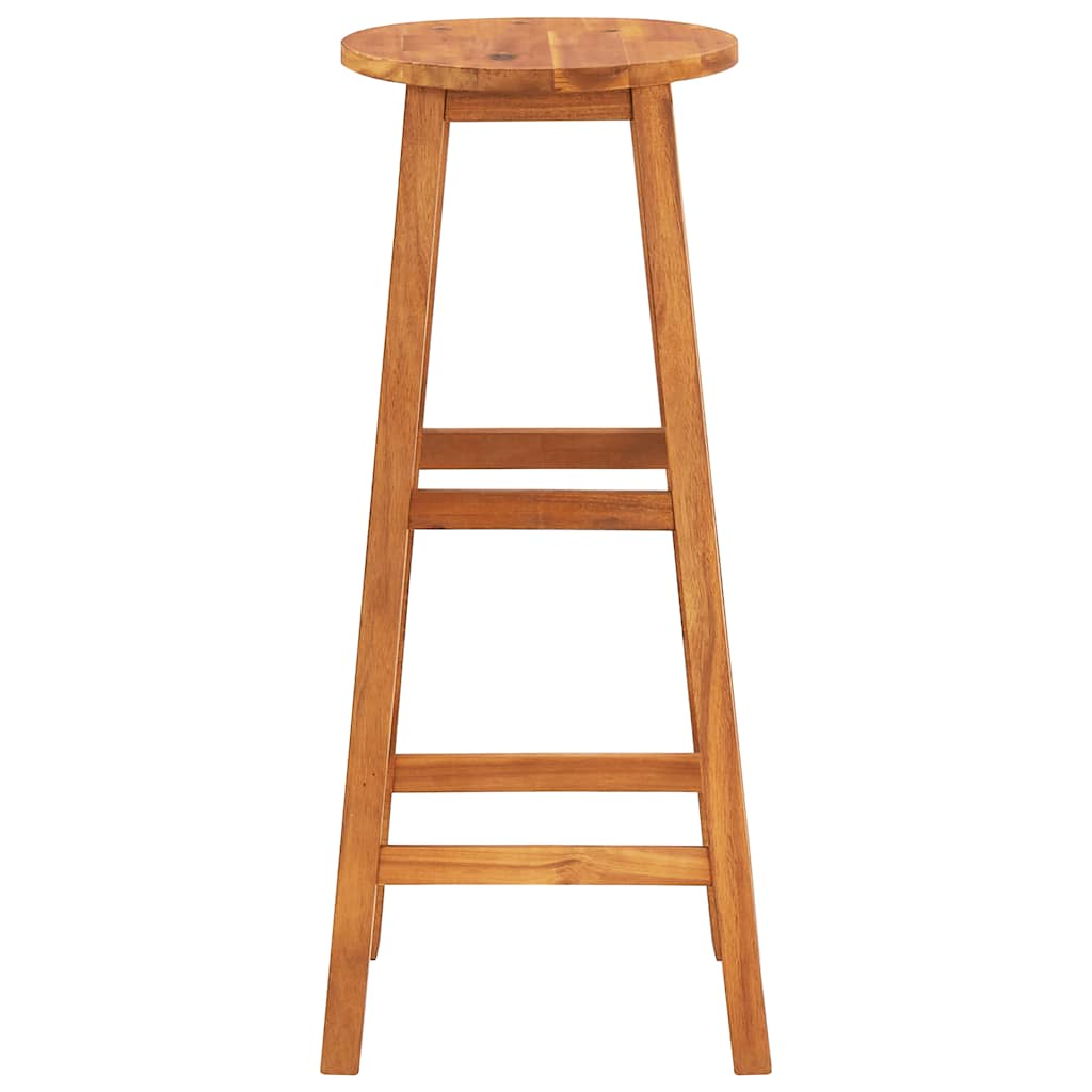 Barstoler 2 stk heltre akasie vidaXL