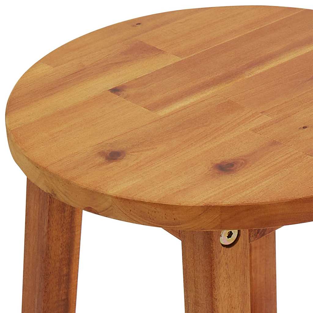 Barstoler 2 stk heltre akasie vidaXL