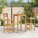 Barstoler 2 stk heltre akasie